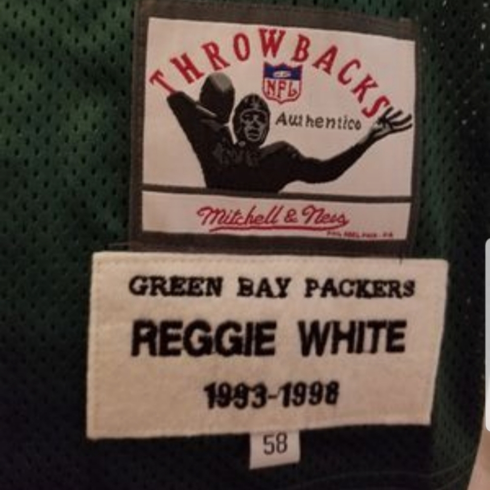 Authentic Reggie White Mitchell & Ness Throwback J - Picture 4 of 5